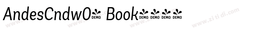 AndesCndw04 Book字体转换